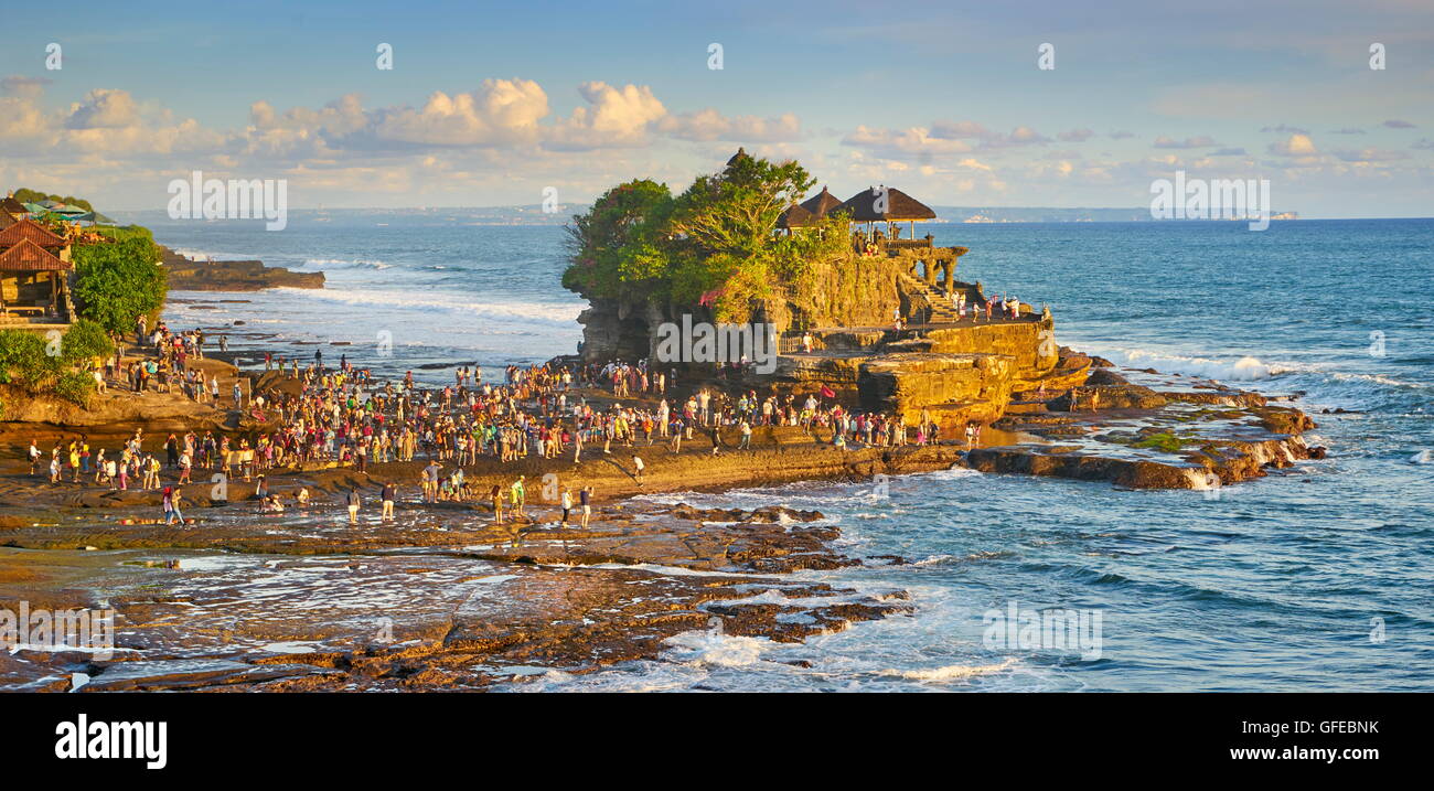 Tanah Lot Temple, Bali, Indonesia Stock Photo
