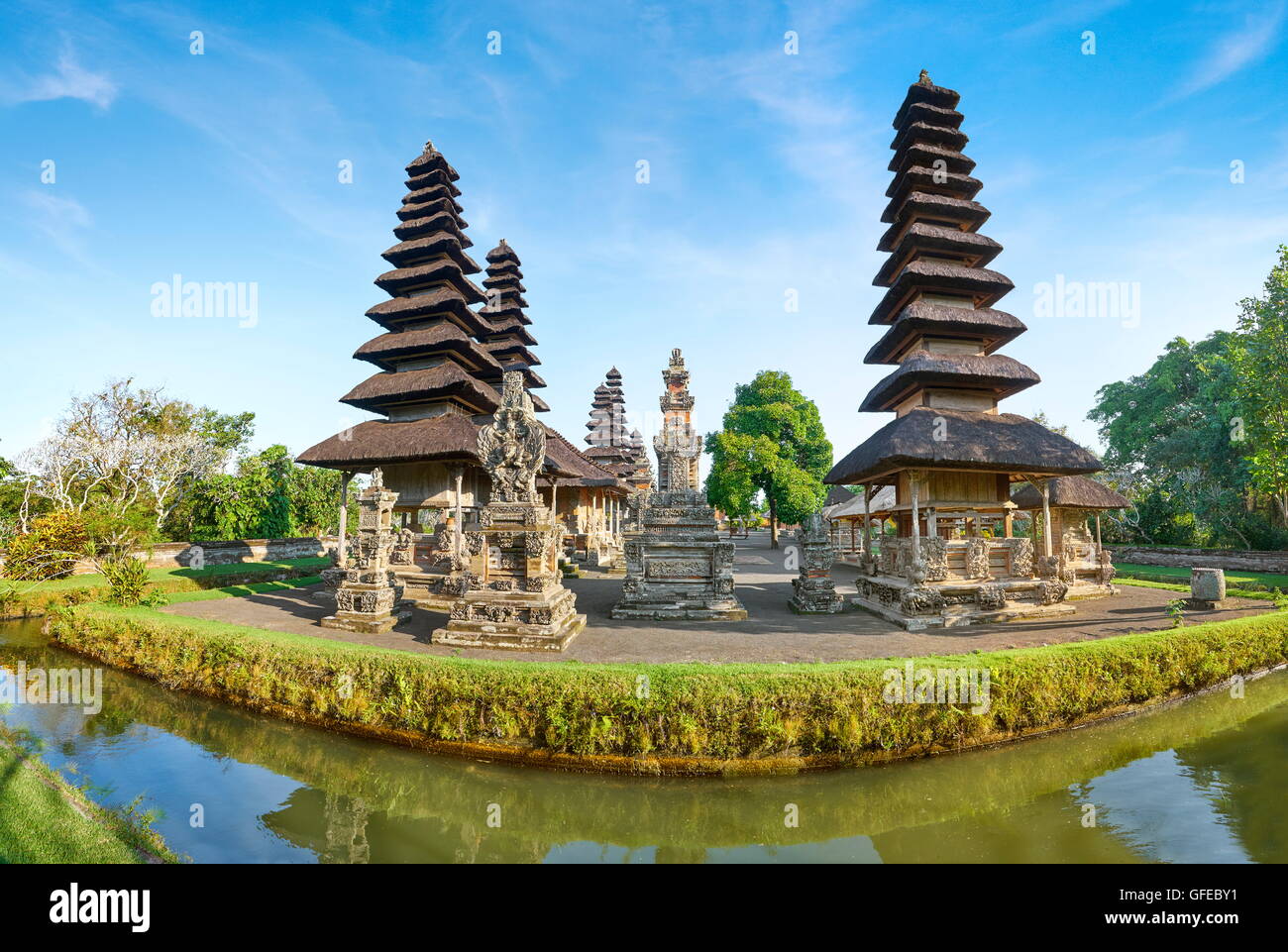 Royal Temple of Mengwi, Pura Taman Ayun, Bali, Indonesia Stock Photo