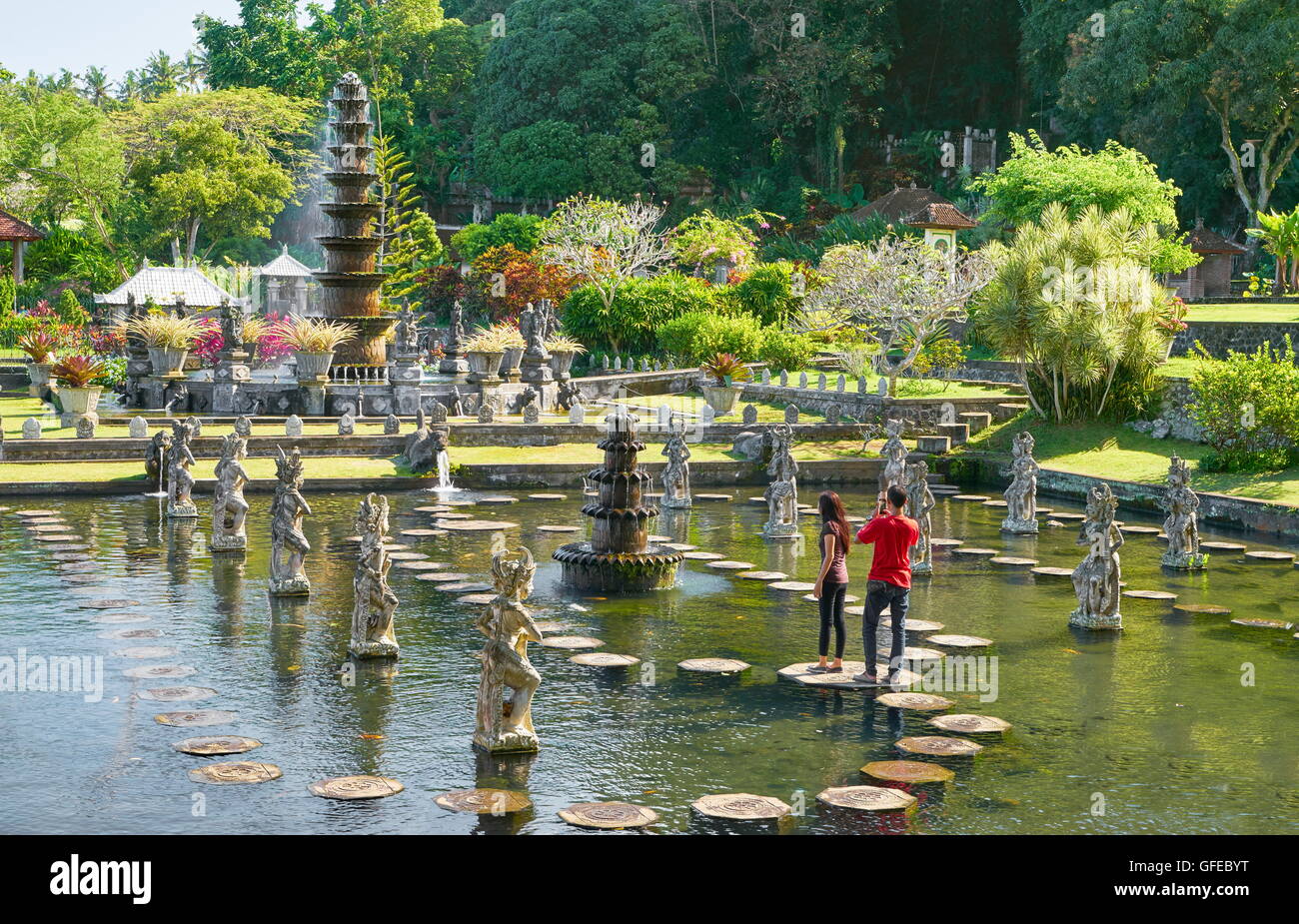 The Water Palace Tirta Gangga, Bali, Indonesia Stock Photo