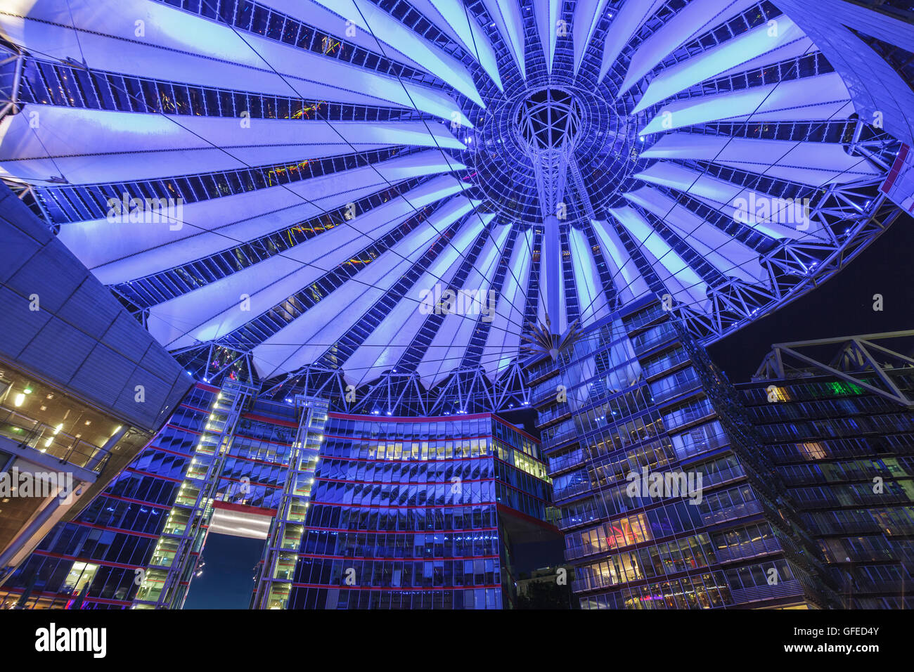Sony Center, Berlin, Germany Stock Photo