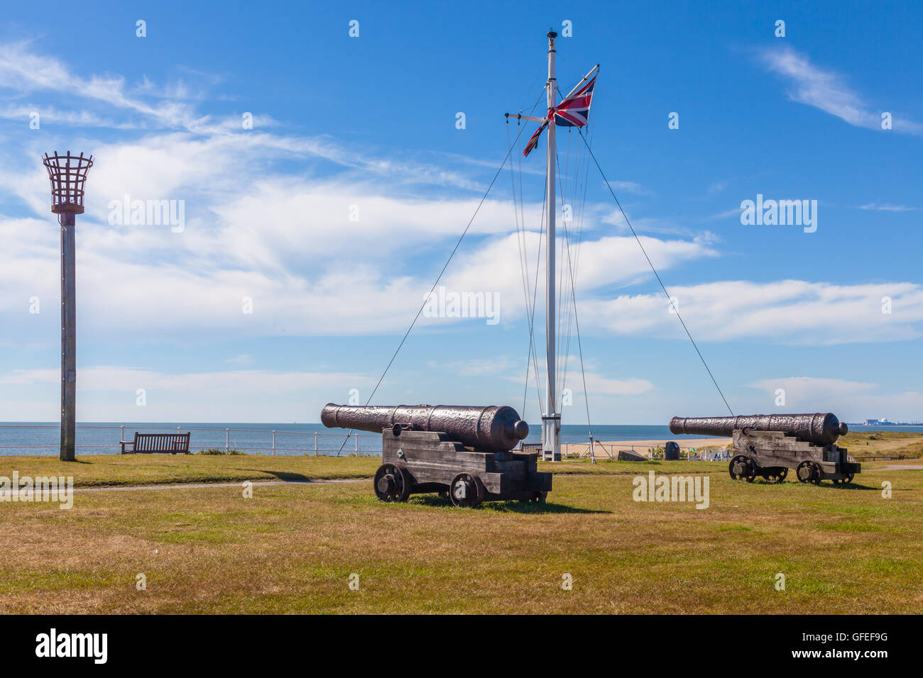 gun hill southwold suffolk uk Stock Photo Alamy