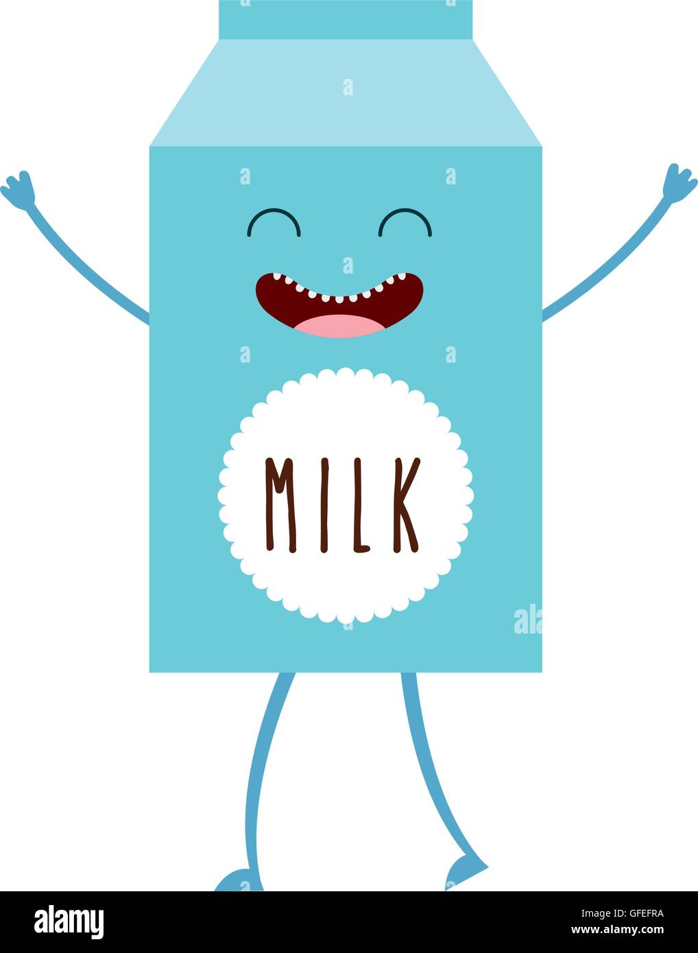 milk container character cute icon Stock Vector Image & Art - Alamy