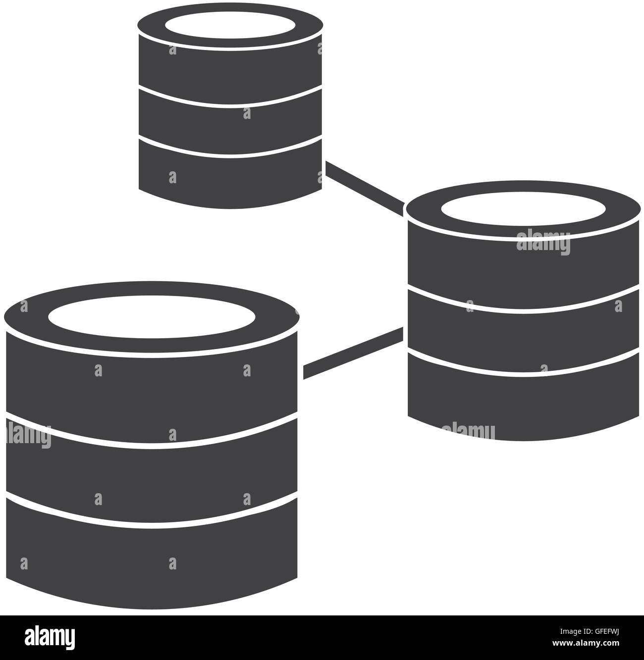 disk server data storage icon Stock Vector Image & Art - Alamy