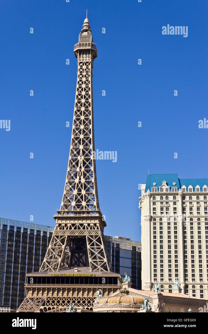 Las Vegas, Nevada, USA - October 31, 2019: View of Paris Las Vegas Hotel  Replica of Eiffel Tower in Paris and Hotel Ballys Editorial Image - Image  of america, destination: 177107295