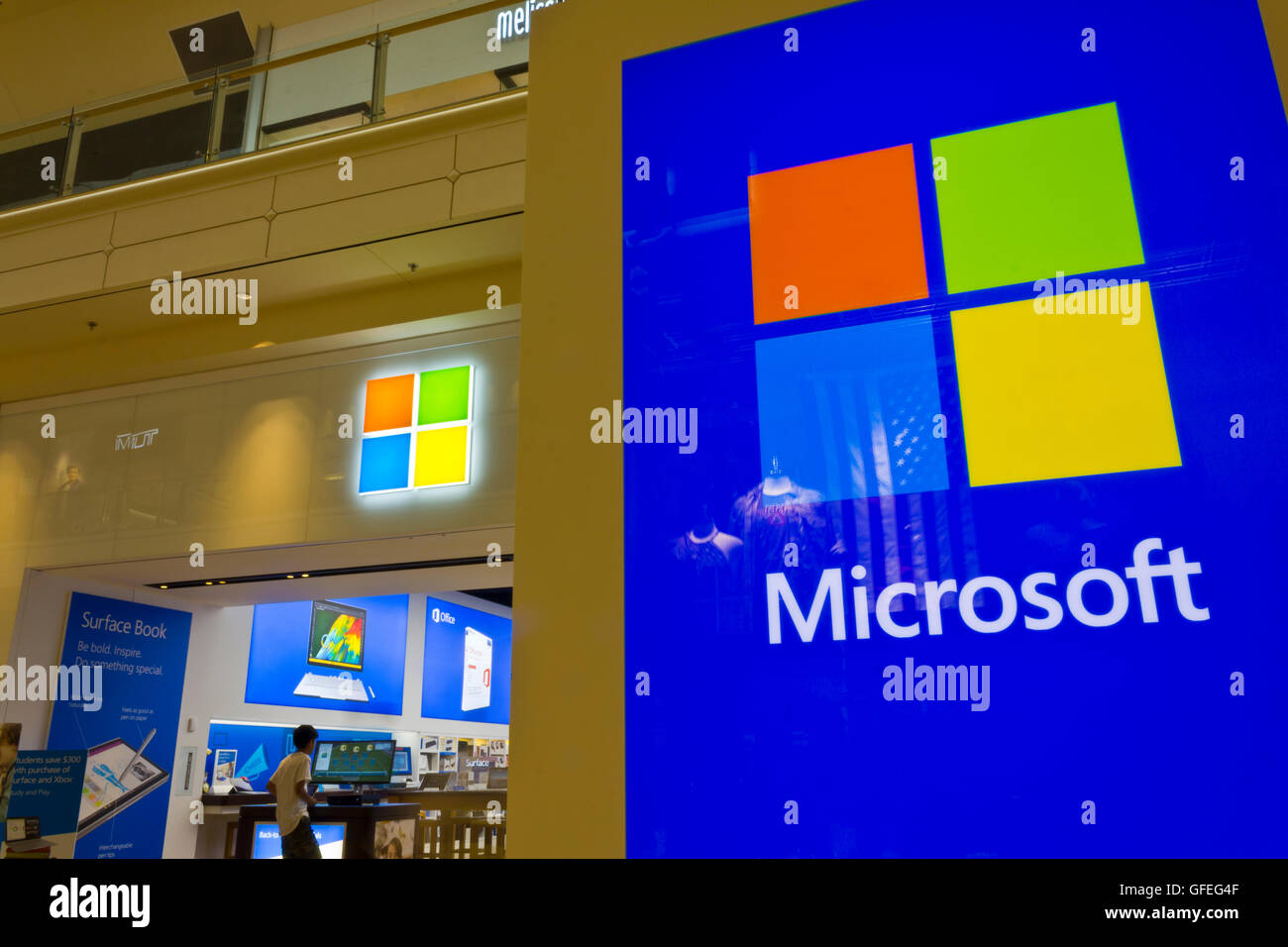 Las Vegas - Circa July 2016: Microsoft Retail Technology Store Mall Location III Stock Photo
