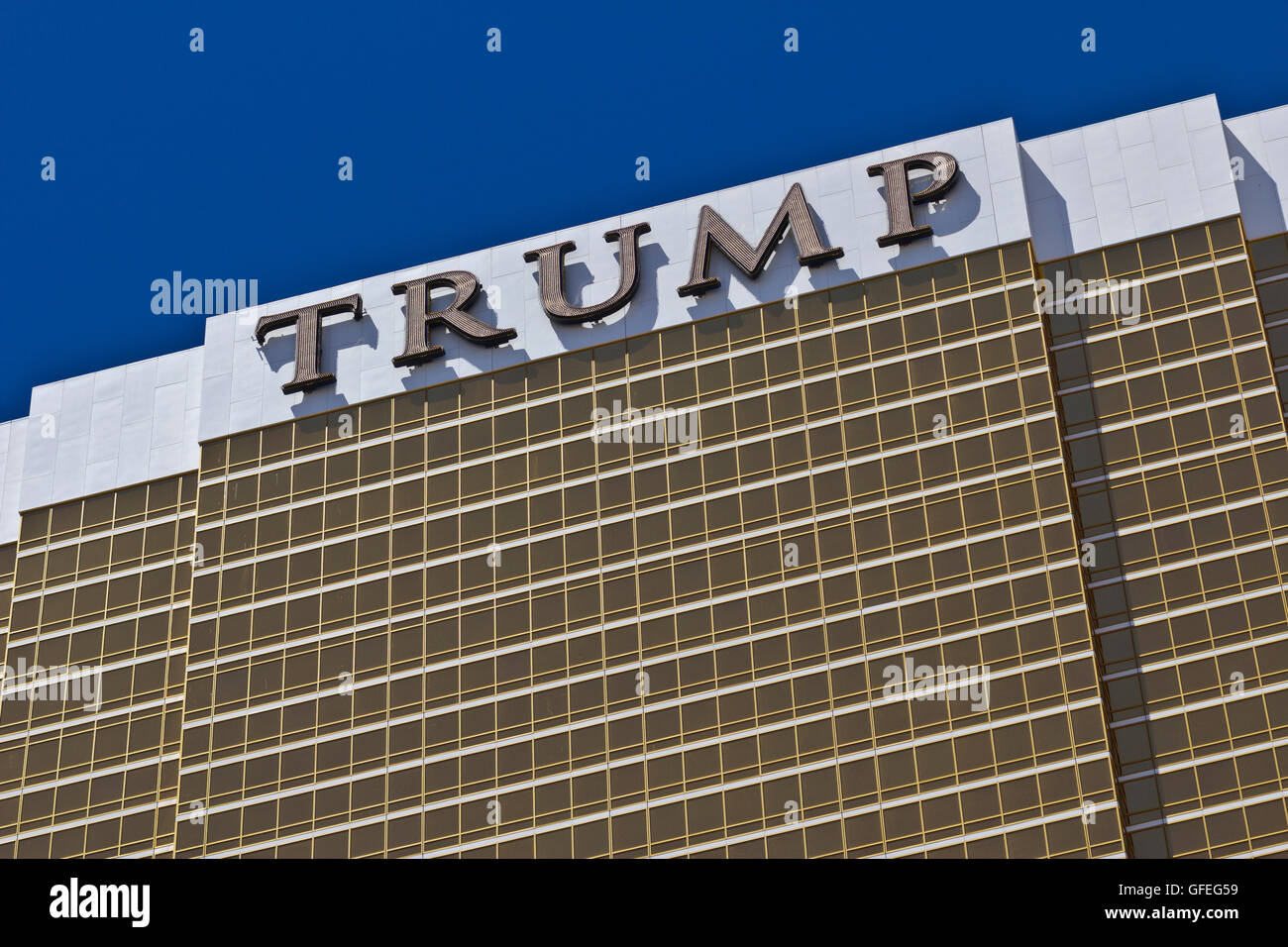 Las Vegas - Circa July 2016: Trump Hotel Las Vegas I Stock Photo
