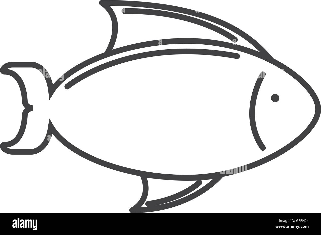 fish sea colors icon Stock Vector Image & Art - Alamy
