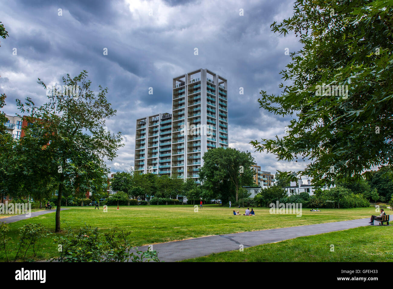 Parks Heights is a residential development in Stockwell, London SW9, it