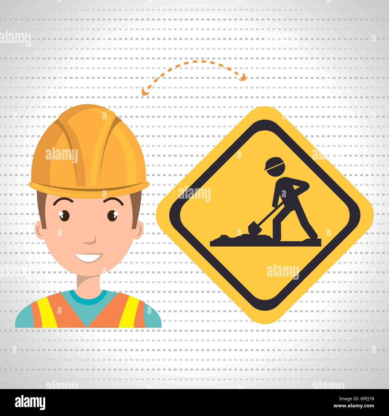 man construction tool work Stock Vector Image & Art - Alamy