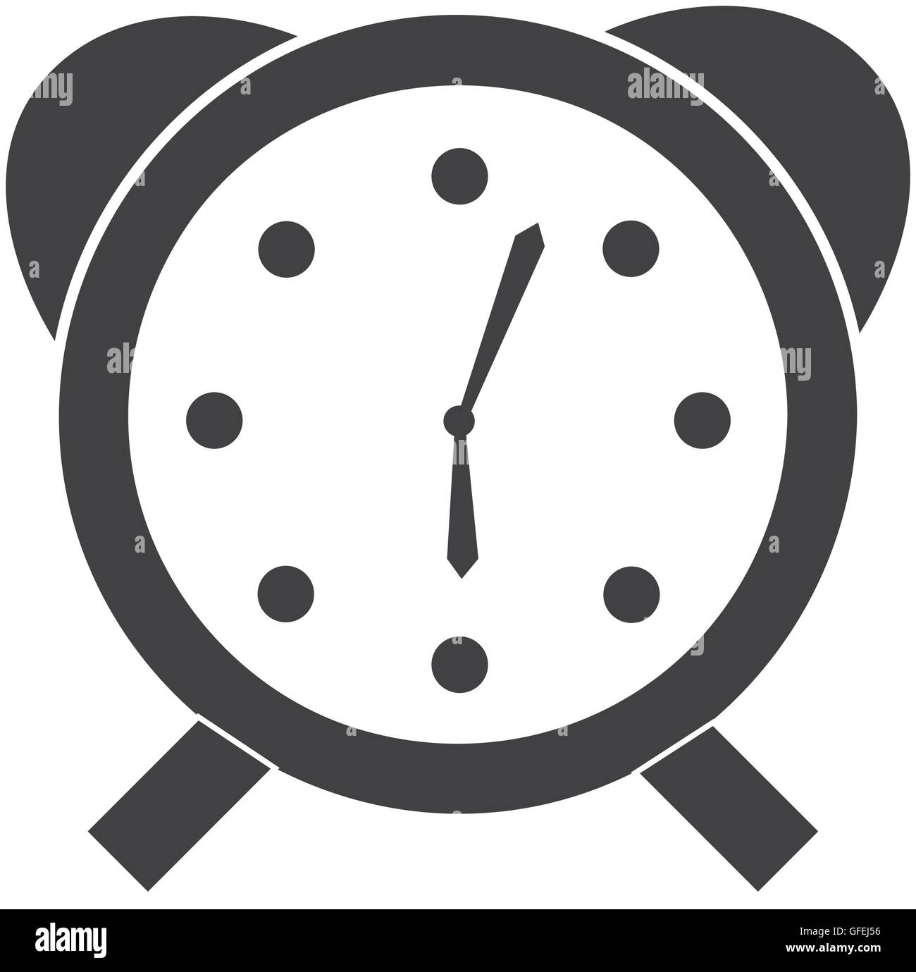 alarm clock watch icon Stock Vector Image & Art - Alamy