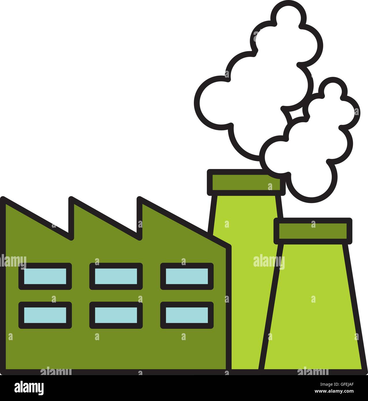 plant factory building green icon Stock Vector Image & Art - Alamy