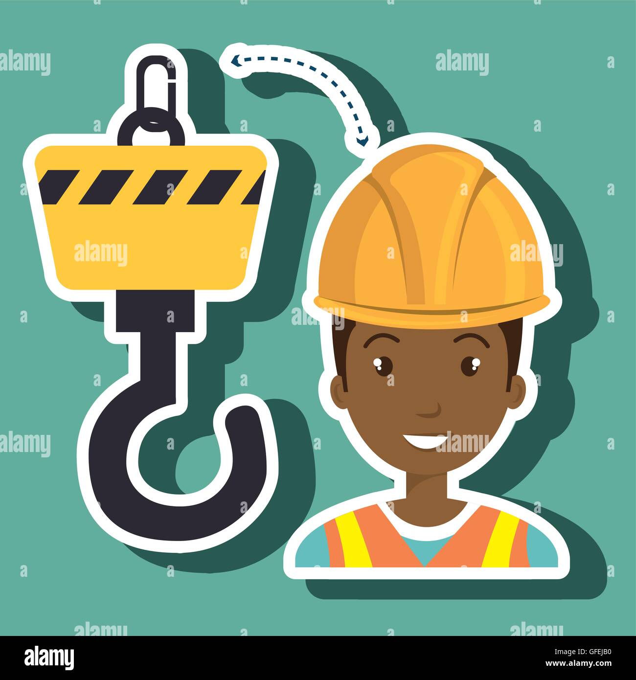 man construction tool work Stock Vector Image & Art - Alamy