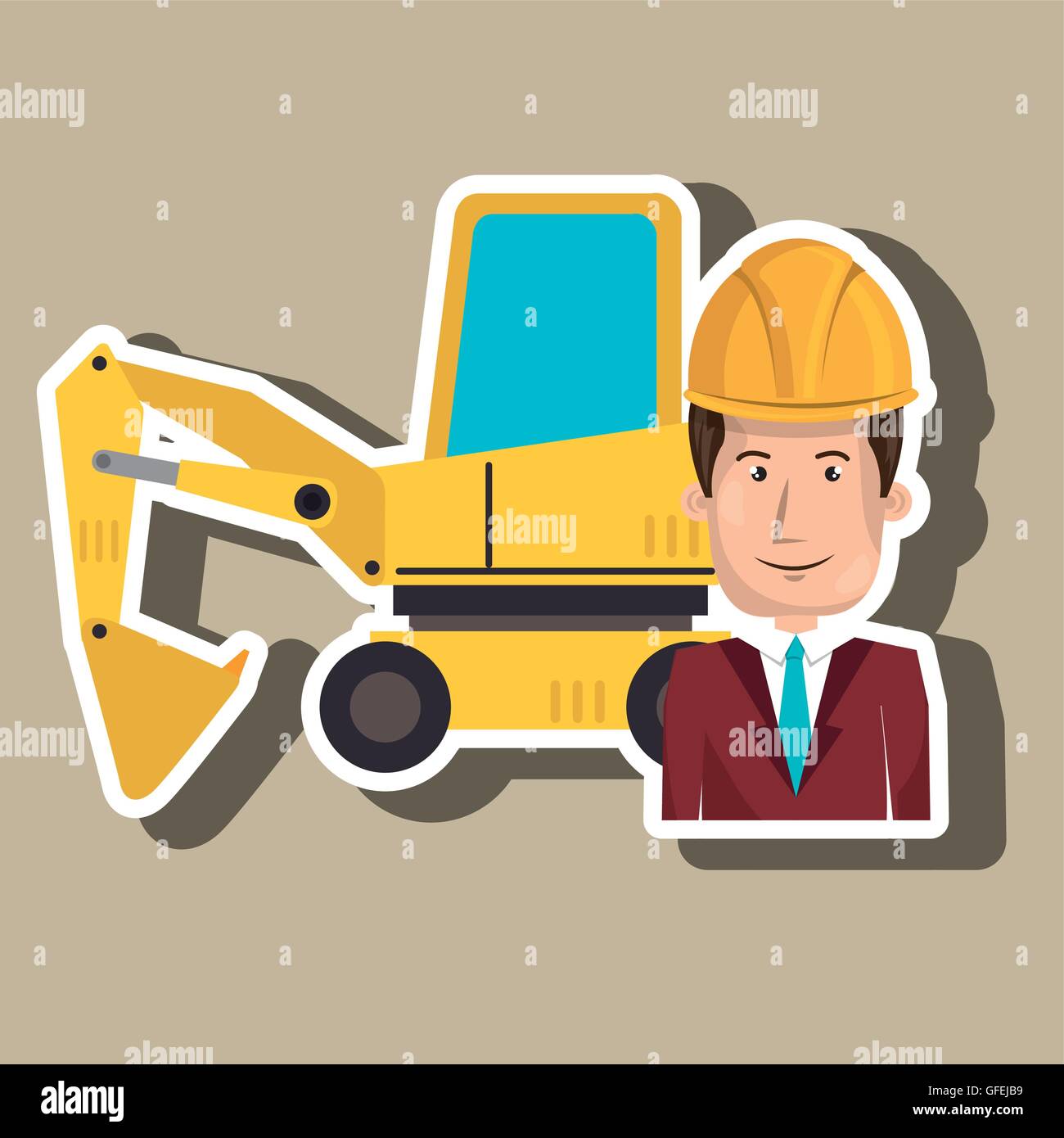 man construction tool work Stock Vector Image & Art Alamy