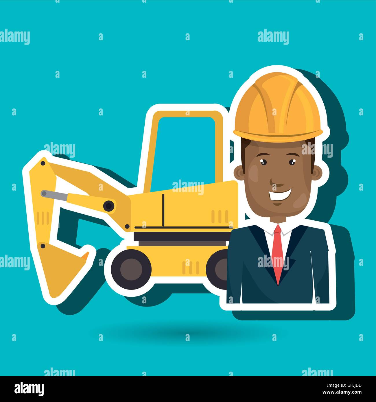 man construction tool work Stock Vector Image & Art - Alamy