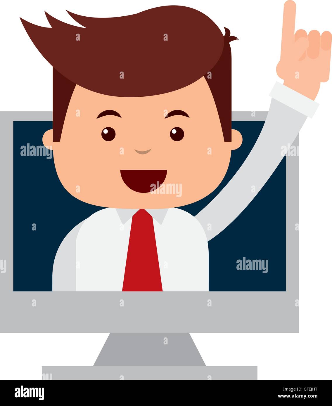 man businessman cartoon character icon Stock Vector Image & Art - Alamy