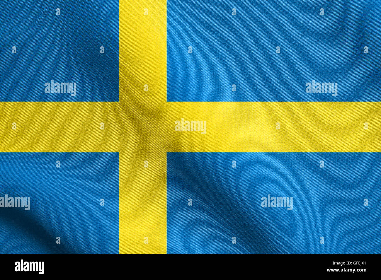 Sweden Waving Flag High Resolution Stock Photography and Images - Alamy