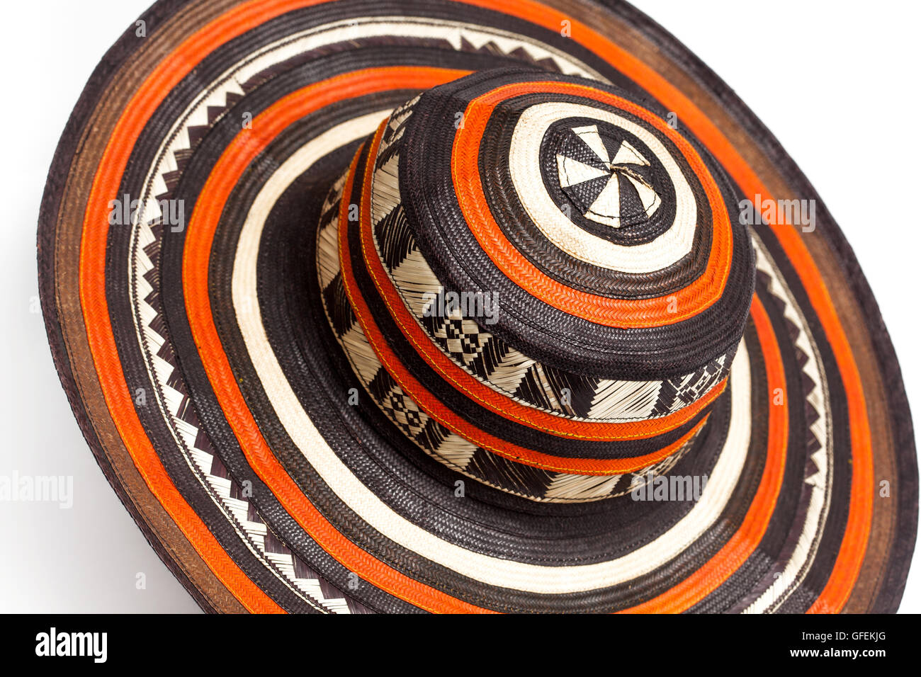 Traditional hat from Colombia: “Sombrero vueltiao Stock Photo - Alamy