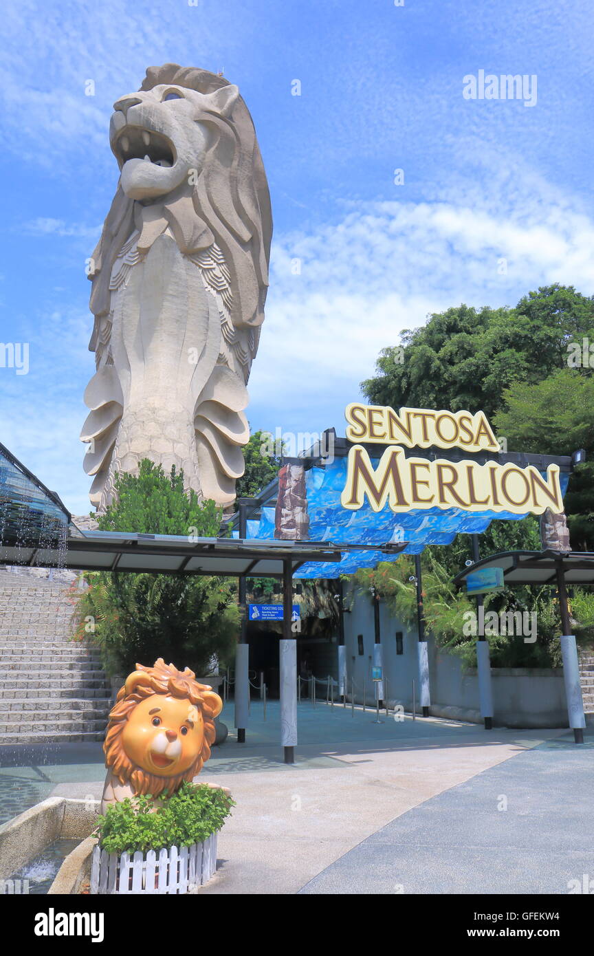 Sentosa Merlion High Resolution Stock Photography And Images Alamy