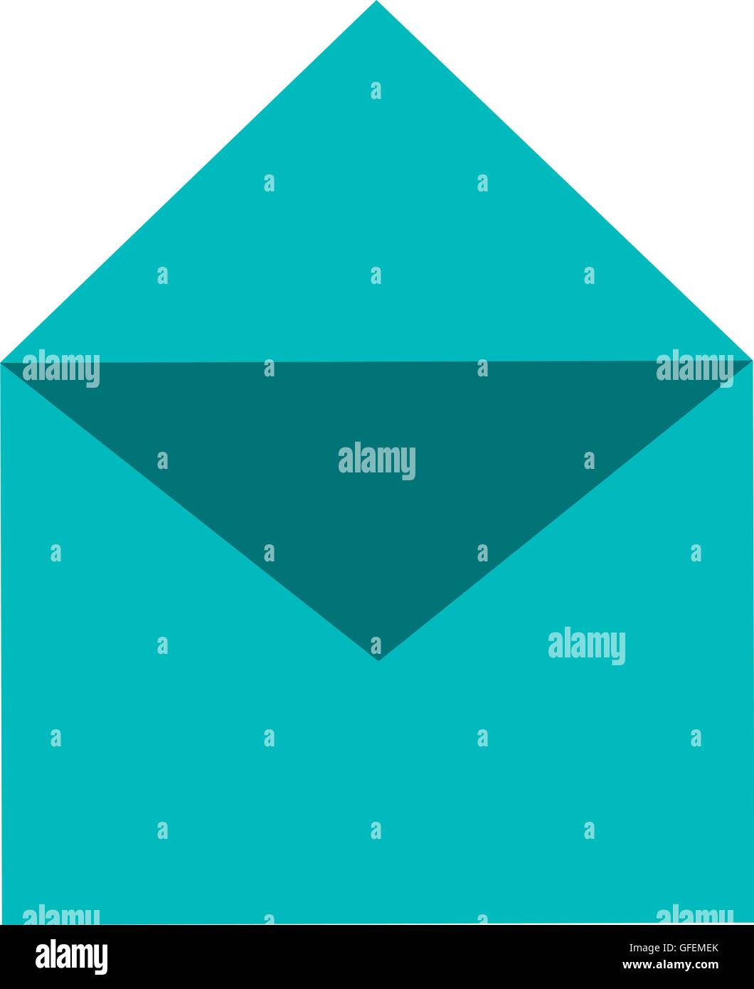 open envelope icon Stock Vector Image & Art - Alamy