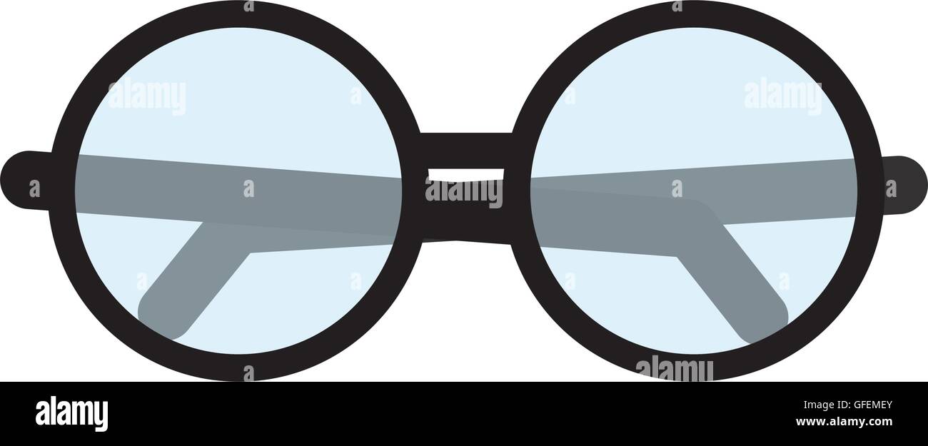 round frame glasses icon Stock Vector Image & Art - Alamy