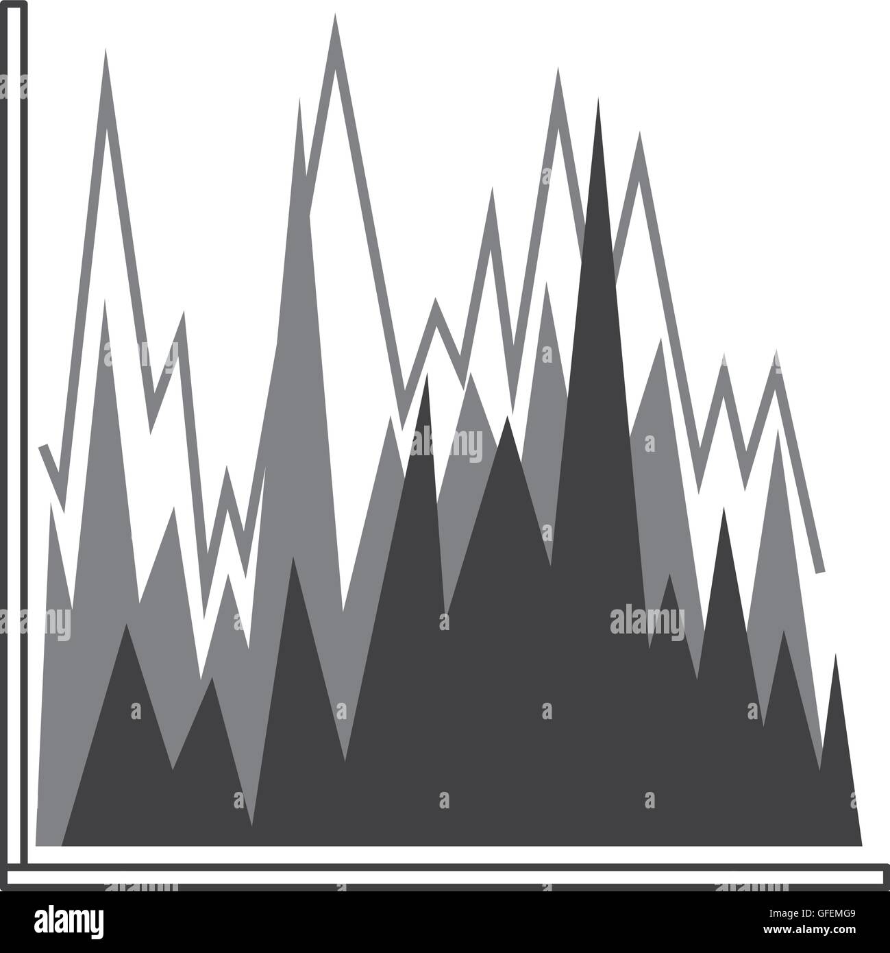 graph chart icon Stock Vector Image & Art - Alamy