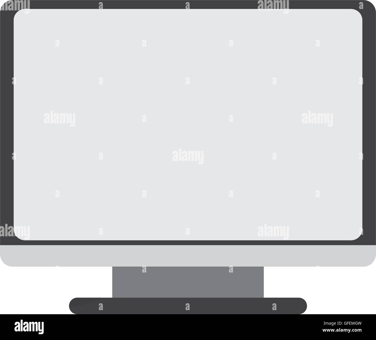 computer monitor icon Stock Vector Image & Art - Alamy