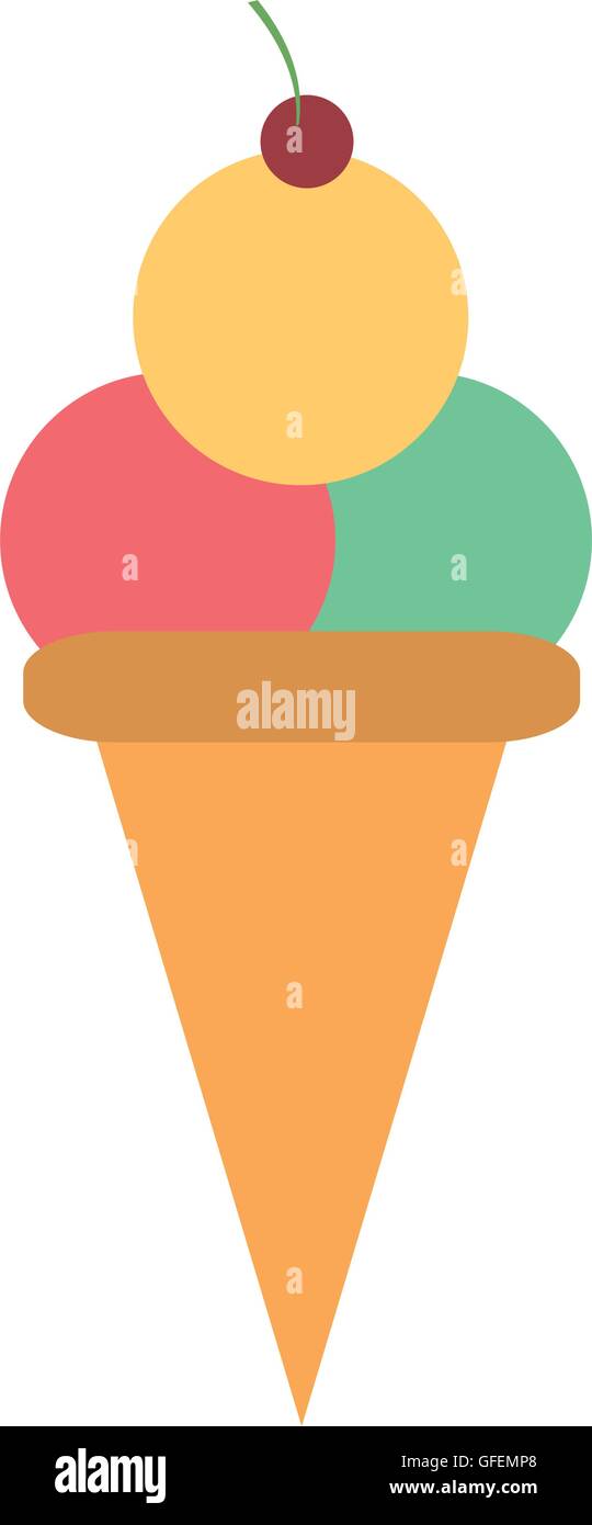 ice cream cone icon Stock Vector Image & Art - Alamy
