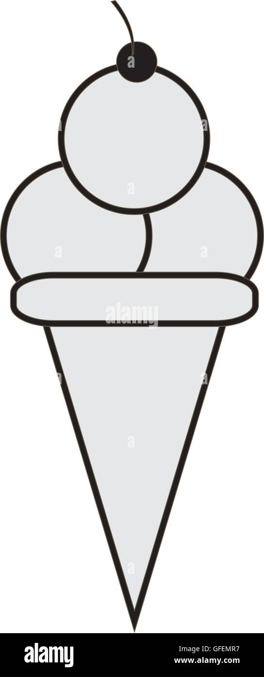 ice cream cone icon Stock Vector Image & Art - Alamy