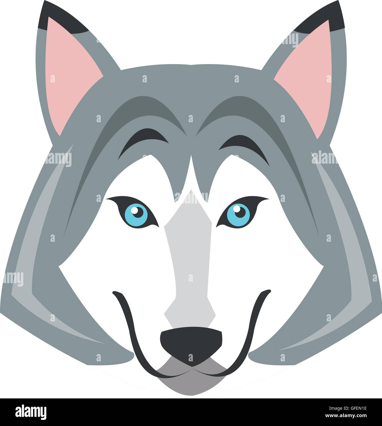 big wolf icon Stock Vector Image & Art - Alamy