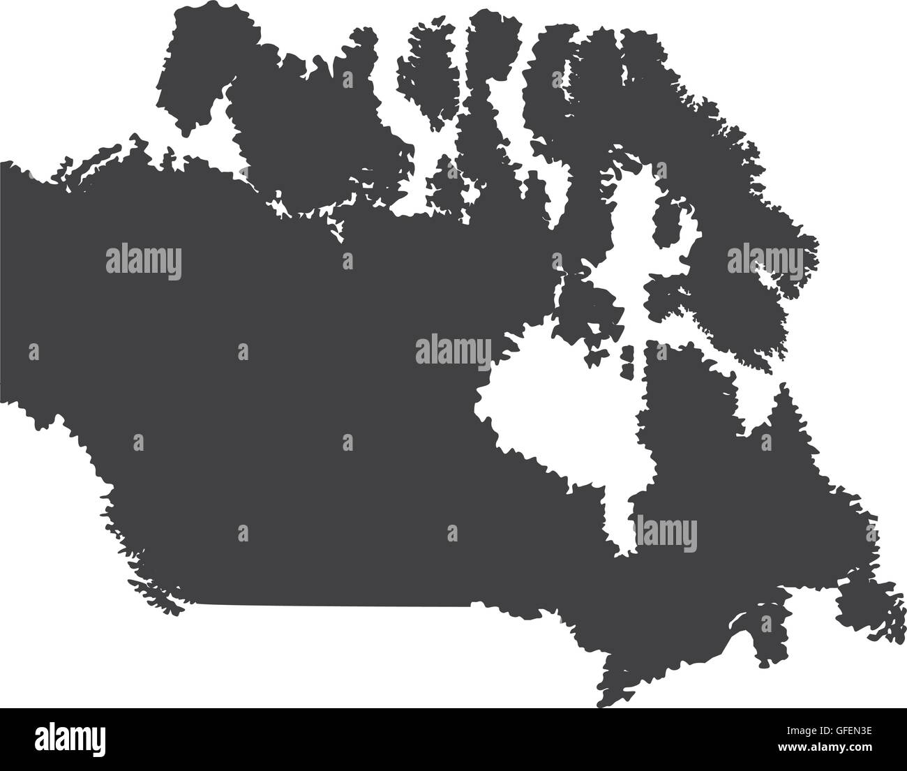 Canada Map High Resolution Stock Photography and Images - Alamy
