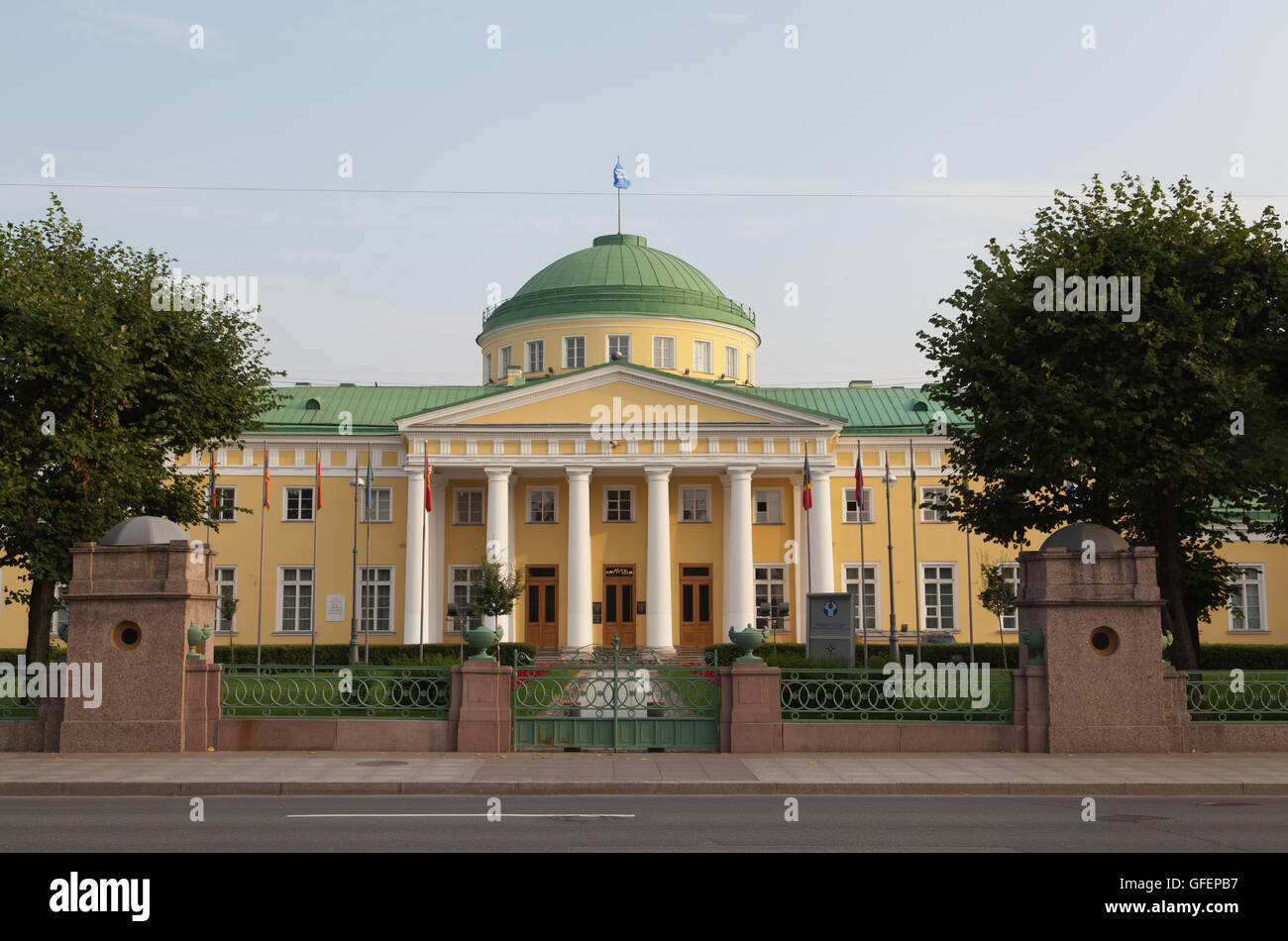 Tauride Palace, Shpalernaya Street, St. Petersburg, Russia. Stock Photo