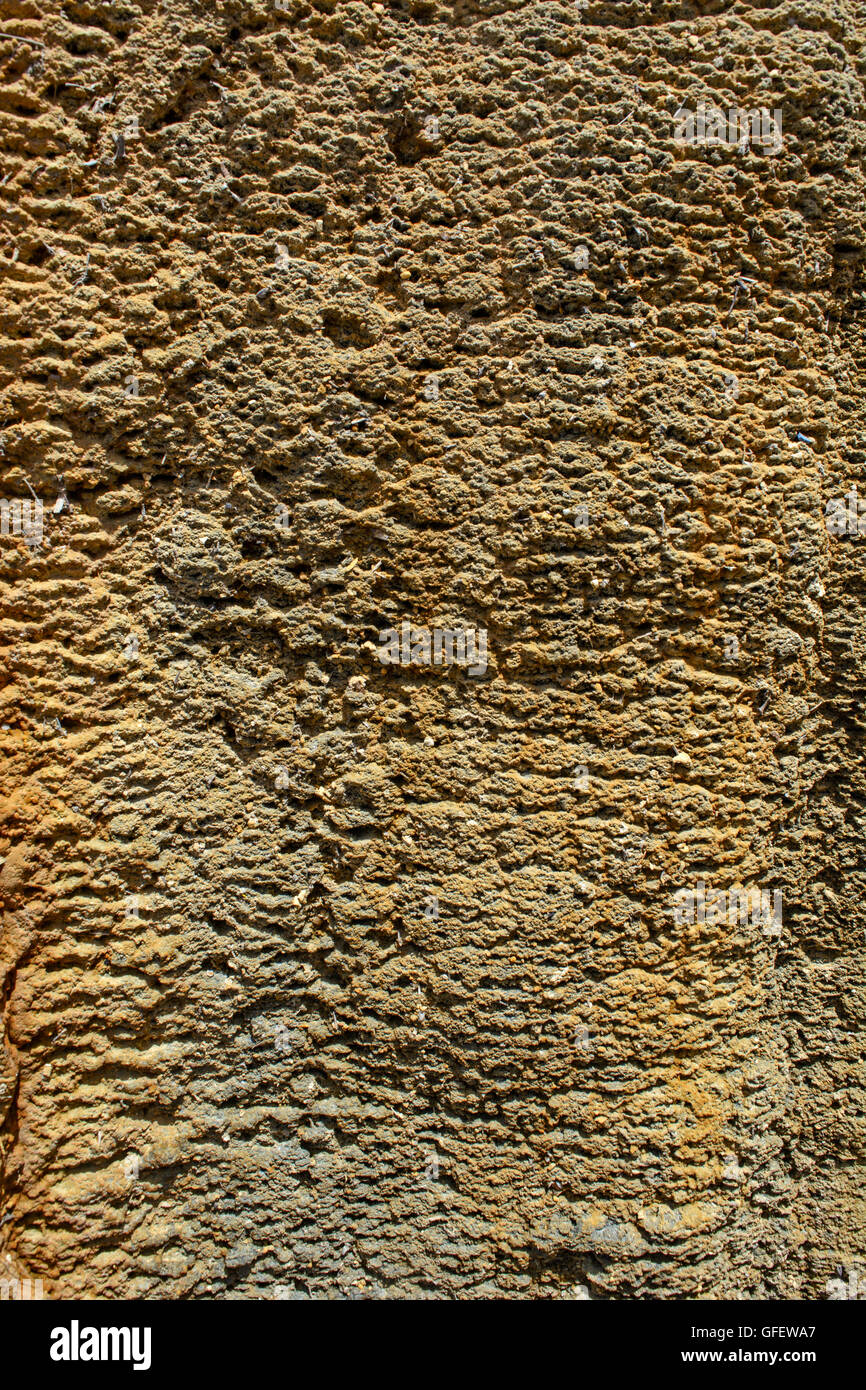 Very Rough Very rough concrete structure on the old wall Stock Photo - Alamy
