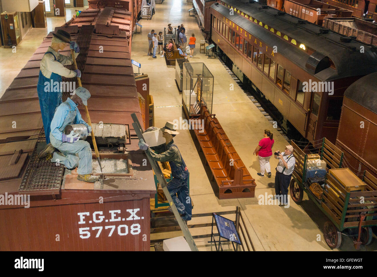 Railroad Museum of Pennsylvania Strasburg PA Stock Photo Alamy