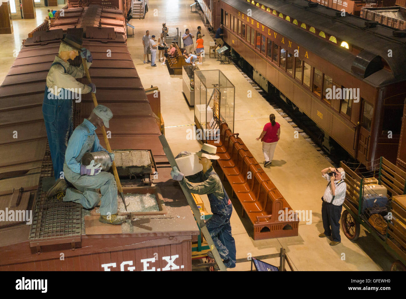 Railroad Museum of Pennsylvania Strasburg PA Stock Photo Alamy