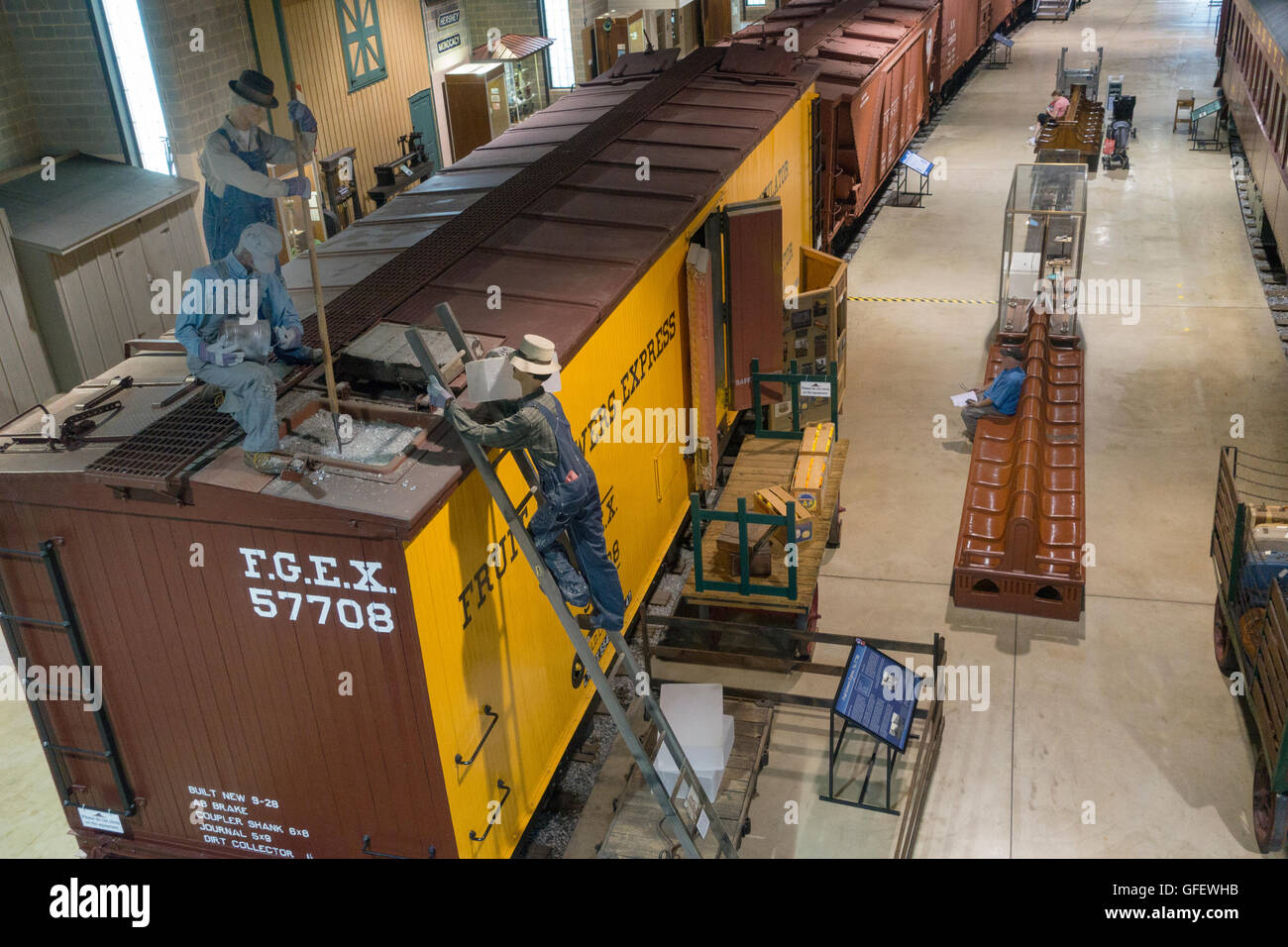 Railroad Museum of Pennsylvania Strasburg PA Stock Photo Alamy