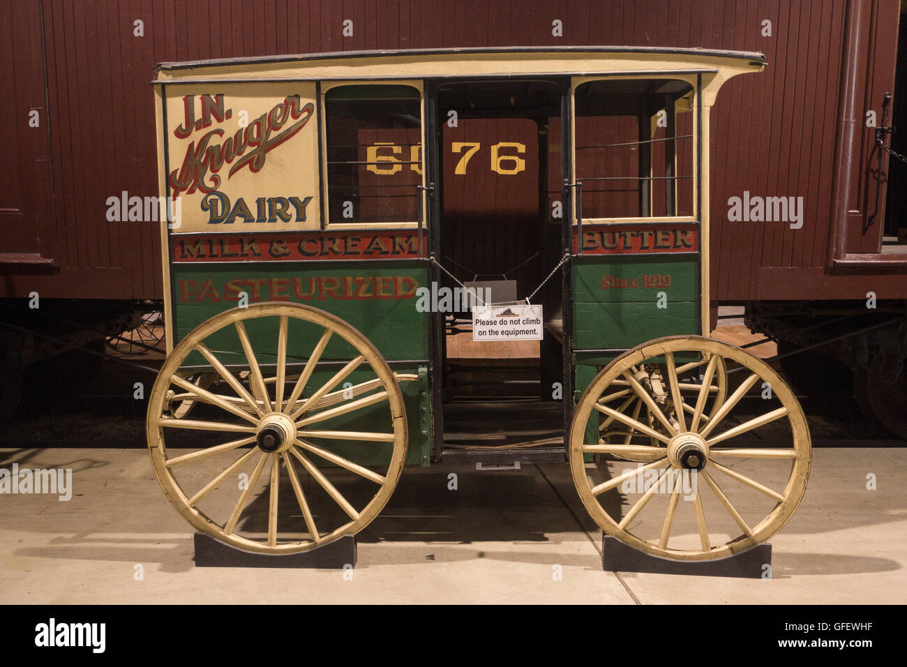 Railroad Museum of Pennsylvania Strasburg PA Stock Photo