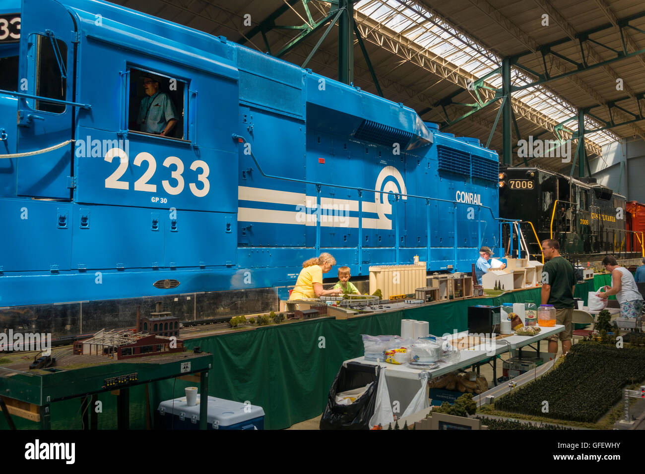 Railroad Museum of Pennsylvania Lancaster PA Stock Photo Alamy