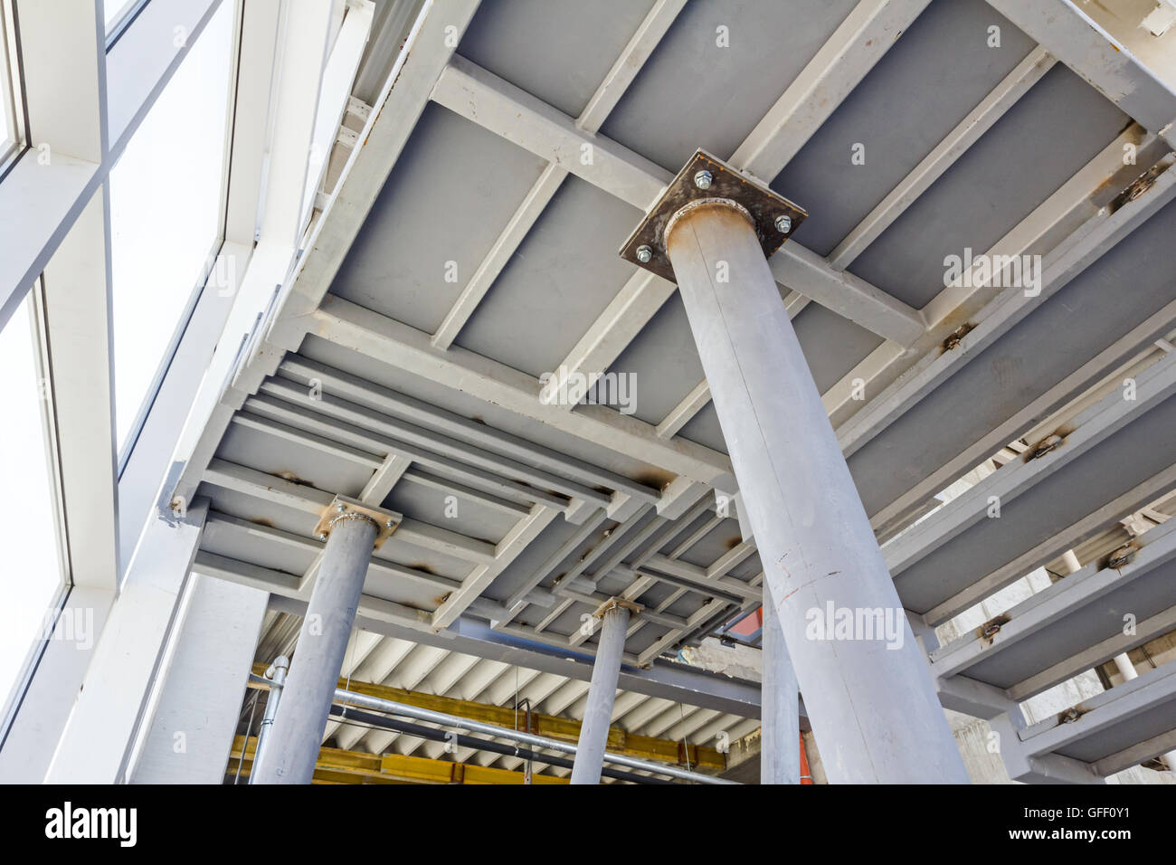 Metal pillars hires stock photography and images Alamy