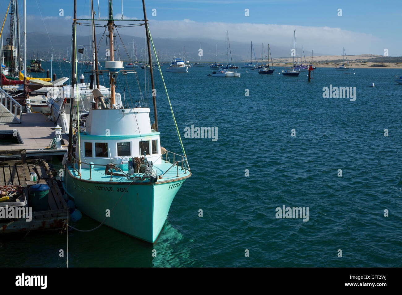 Fishing boat on Morro Bay, Morro Bay, California Stock Photo Alamy