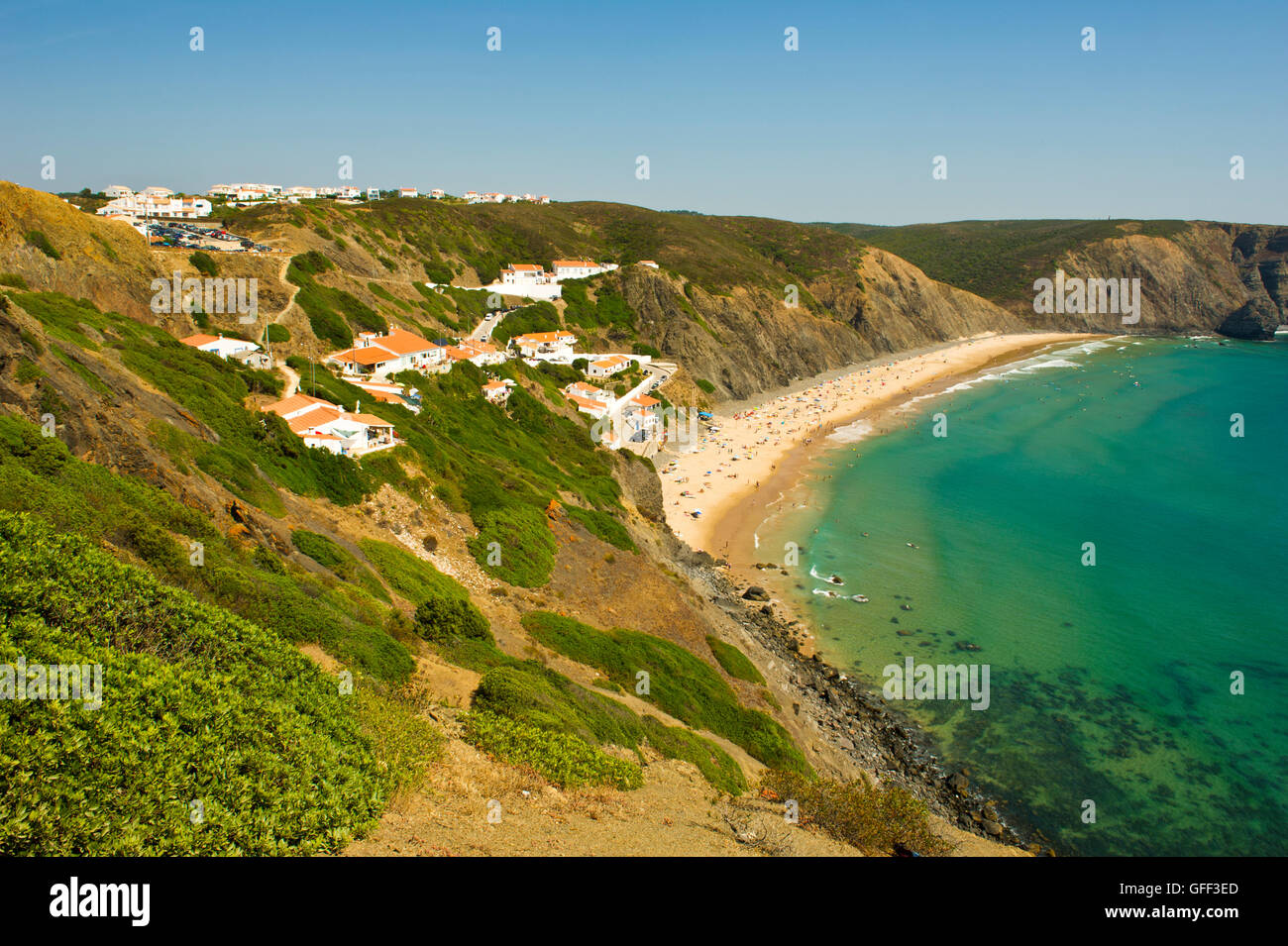 Arrifana beach, Western Algarve, Portugal Stock Photo