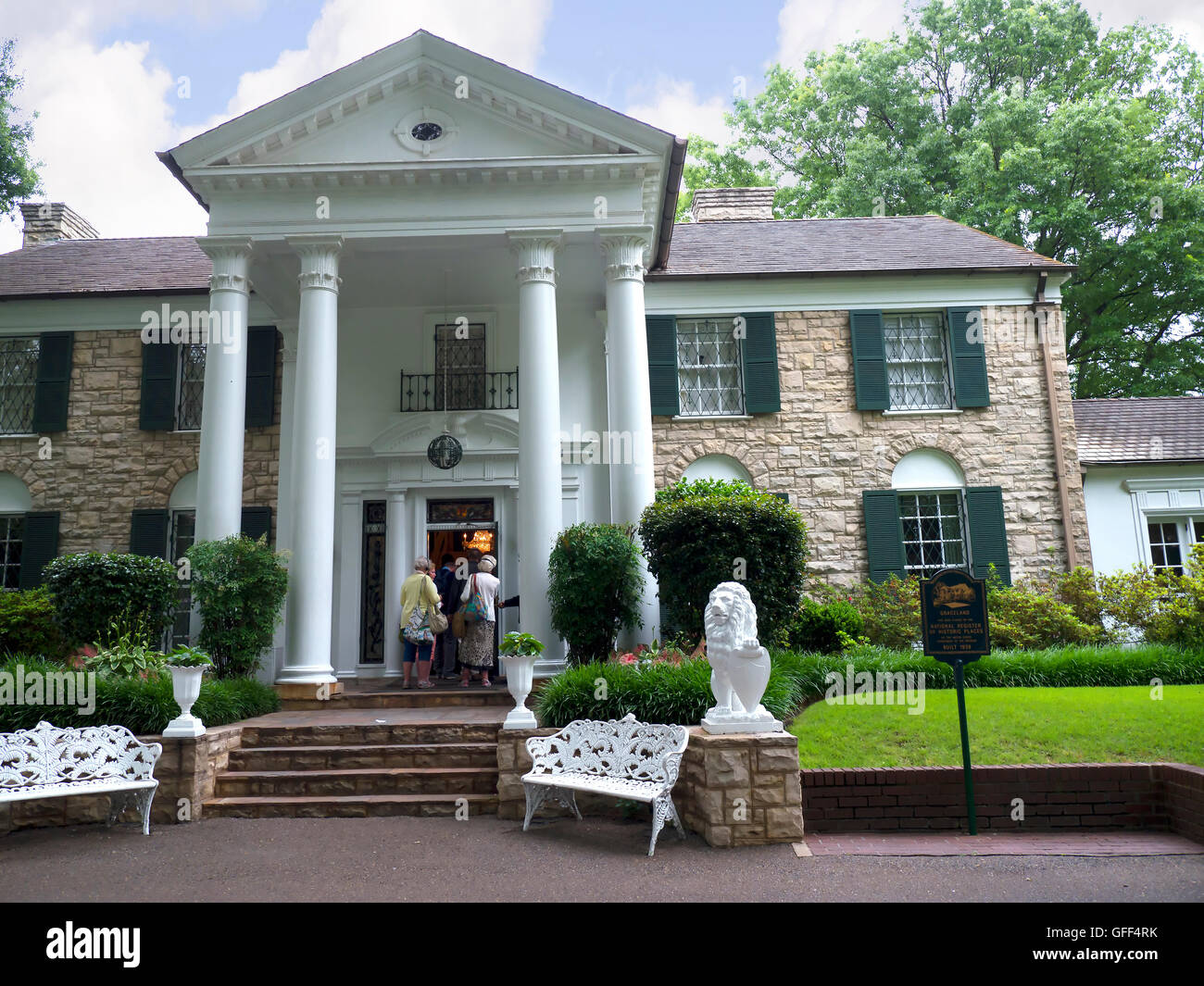 Graceland is a mansion in Memphis, Tennessee and was home to Elvis