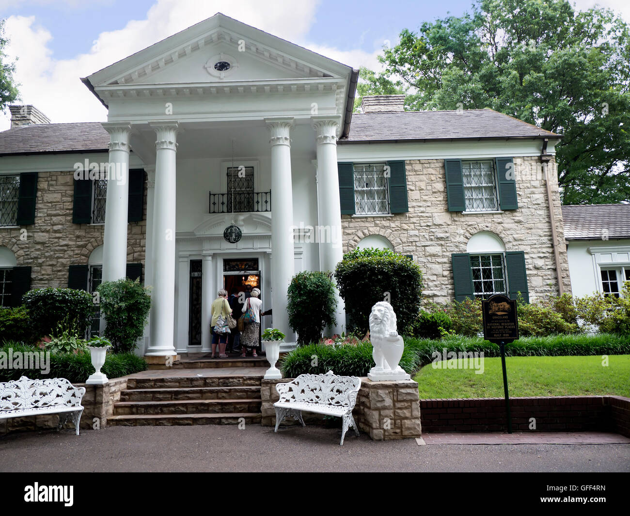 Graceland is a mansion in Memphis, Tennessee and was home to Elvis