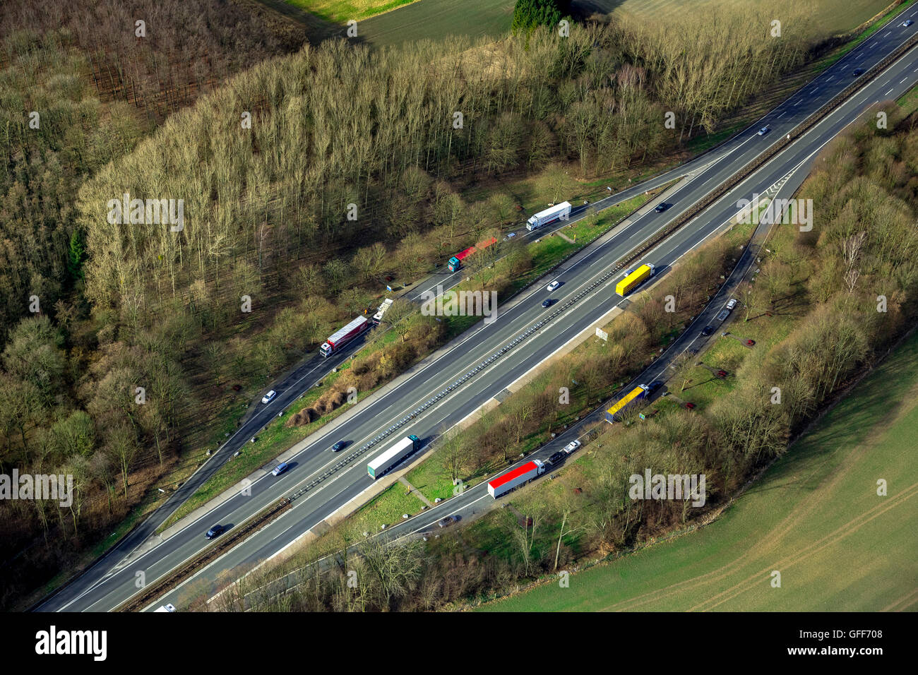 Aerial View Roost Over Berger Busch Haus Reck Four Lane A1