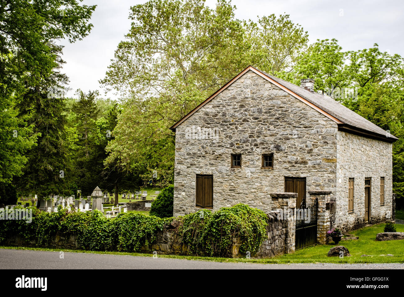 The Old Chapel & Burwell Cemetery, Millwood, Virginia Stock Photo Alamy