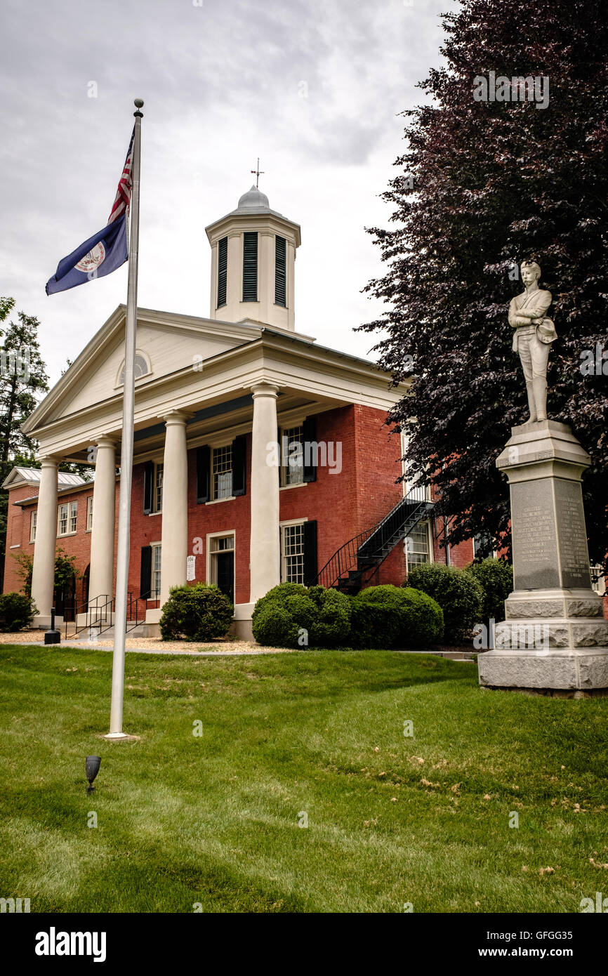 Clarke County Courthouse, 102 North Street, Berryville, Virginia Stock
