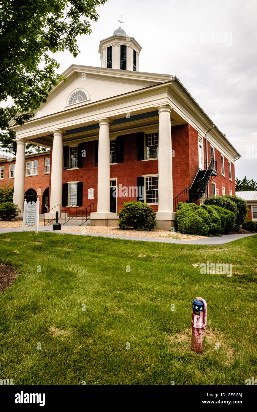 Clarke County Courthouse, 102 North Street, Berryville, Virginia Stock