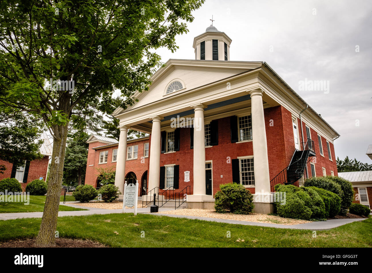 Clarke County Courthouse, 102 North Street, Berryville, Virginia Stock Photo