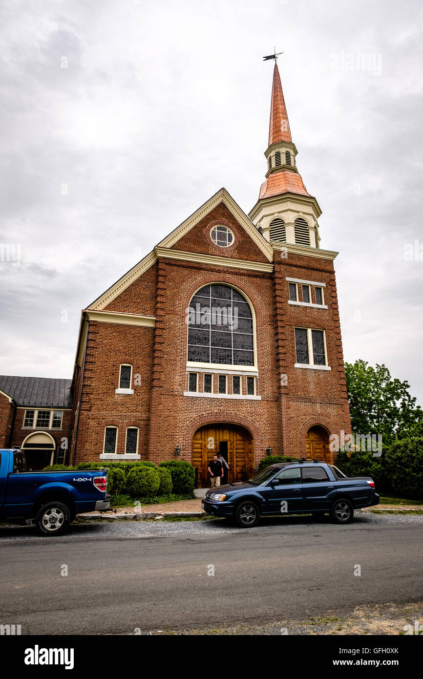 Berryville Baptist Church, 114 Academy Street, Berryville, Virginia Stock Photo