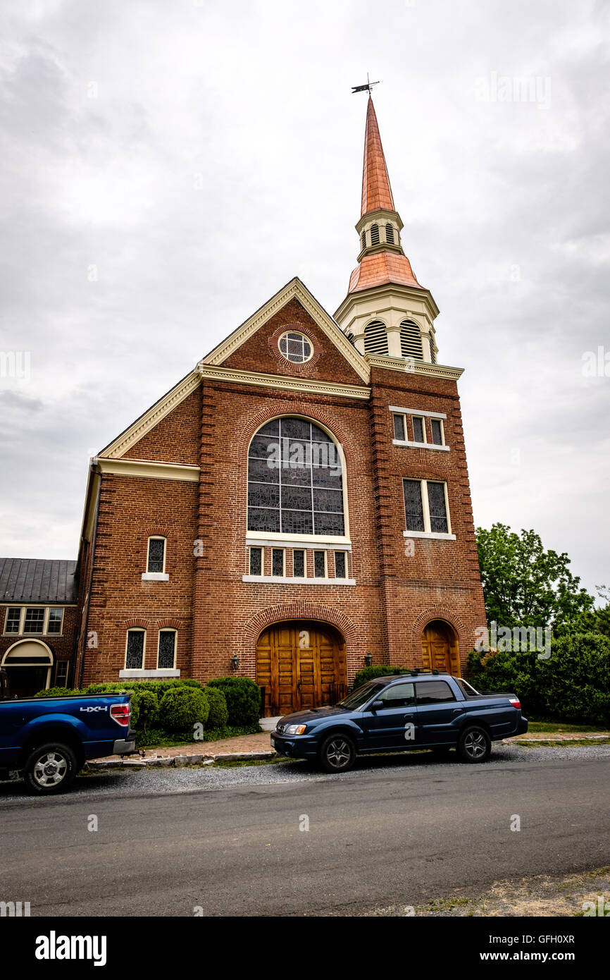 Berryville Baptist Church, 114 Academy Street, Berryville, Virginia Stock Photo