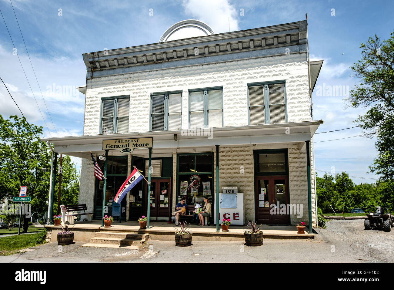 Philomont General Store & Post Office, 36550 Jeb Stuart Road, Philomont, Virginia Stock Photo